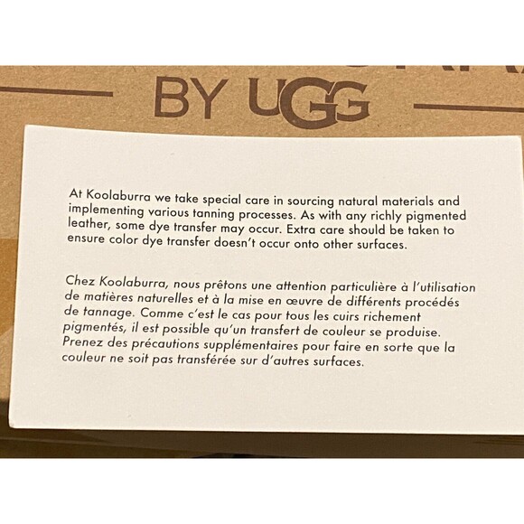 UGG Koolaburra Sheepskin Slide Slippers Women's 9 MILO Chestnut Brown Suede Soft - Picture 11 of 13